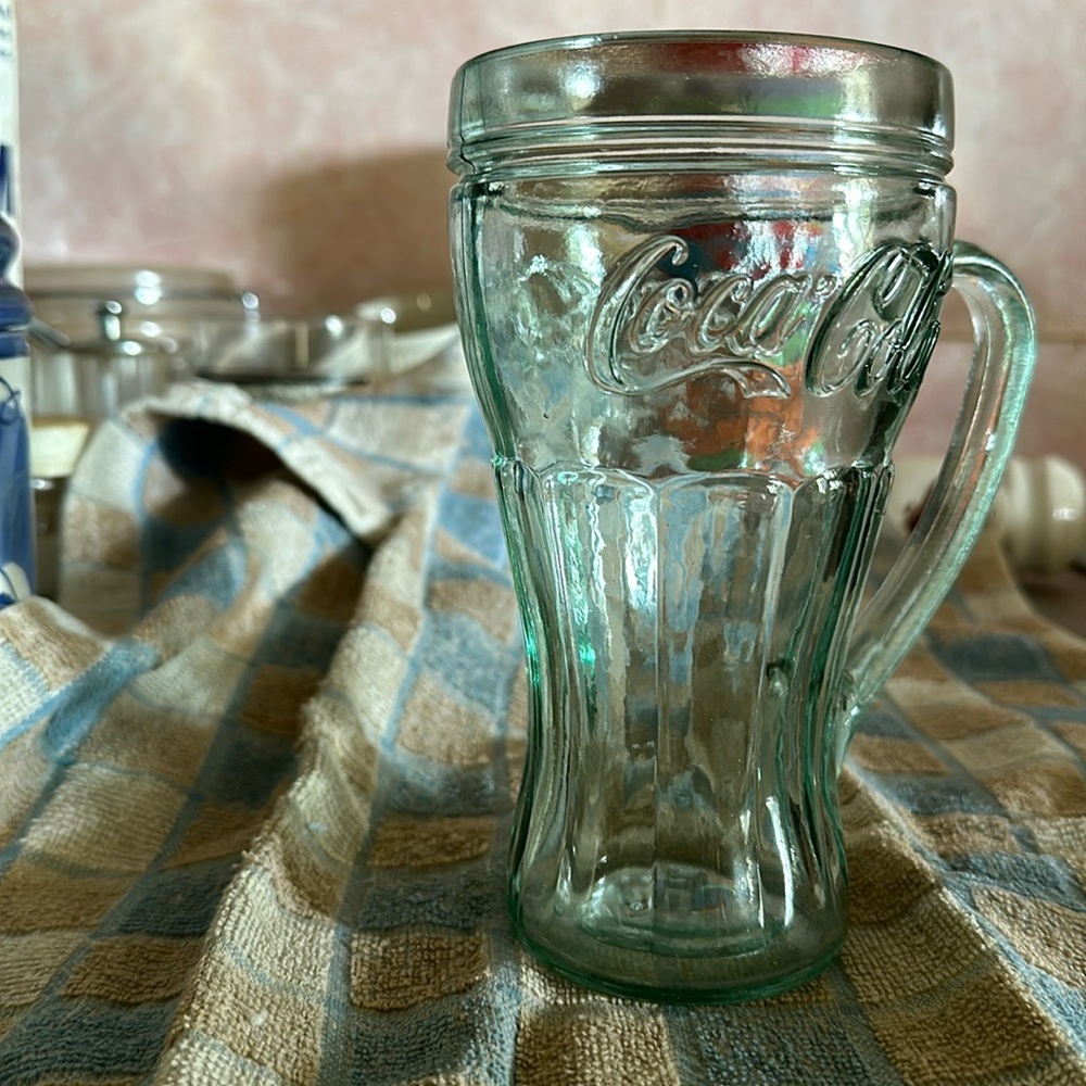Vintage Coca Cola glass
